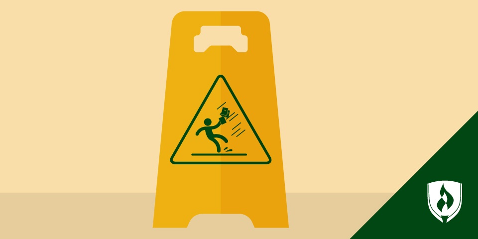 illustration of a warning on sign representing grad student mistakes to avoid