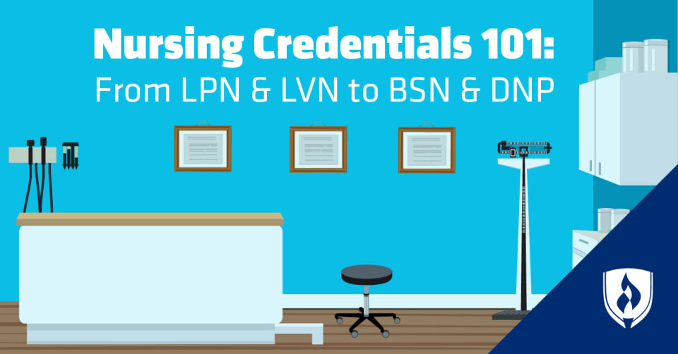 Nursing Credentials 21: From LPN & LVN to BSN & DNP  Rasmussen