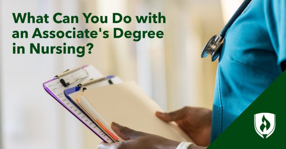 What can you do with an associate's degree in nursing