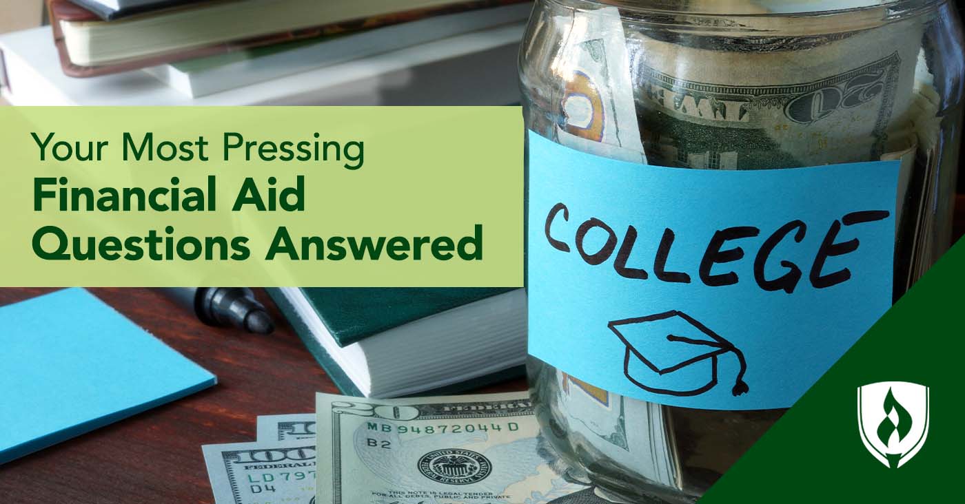 Photo of a 'college savings' jar of money.
