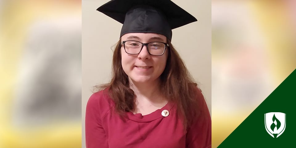 Smiling Female Graduate