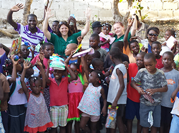 group of haitian kids