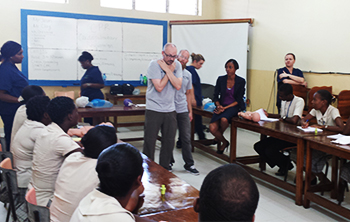 haitian kids in clasroom