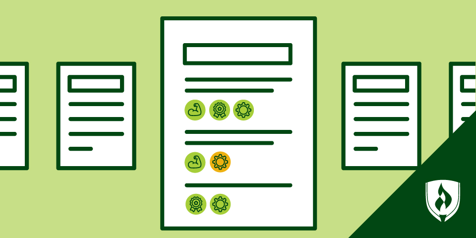 illustration of multiple documents