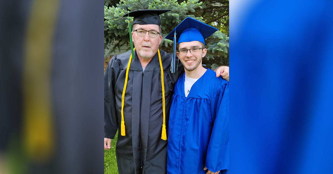 First-Generation Student and Single Father Graduates with Honors