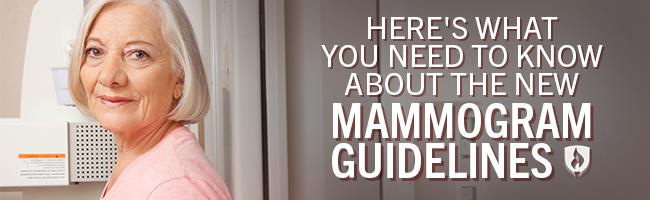 New Mammogram Guidelines