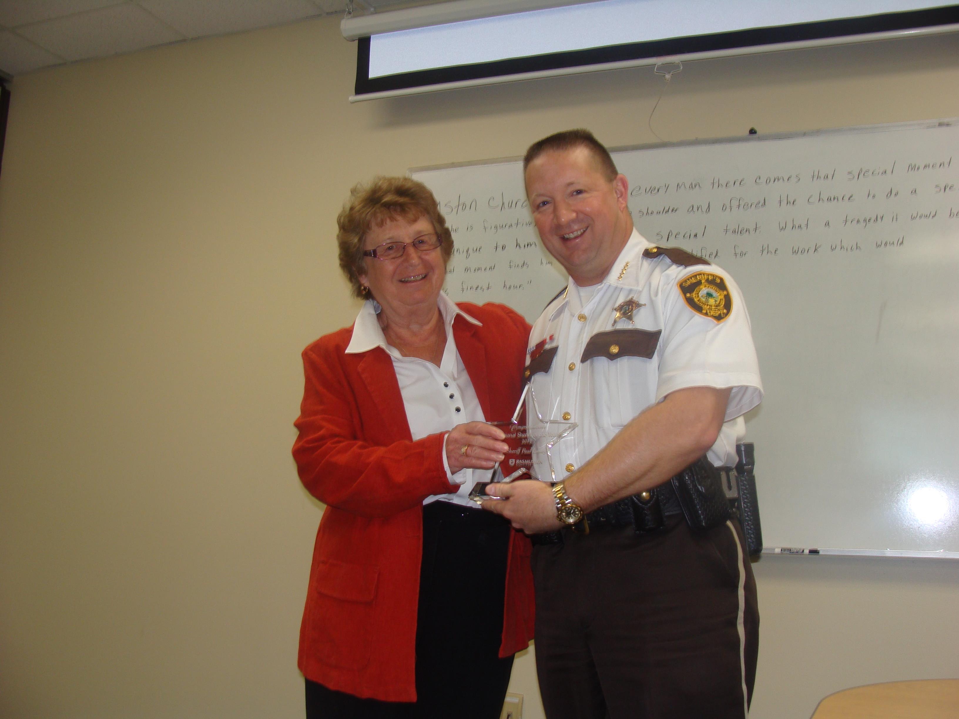 Sheriff Paul Laney honored for contributions to the Fargo-Moorhead community