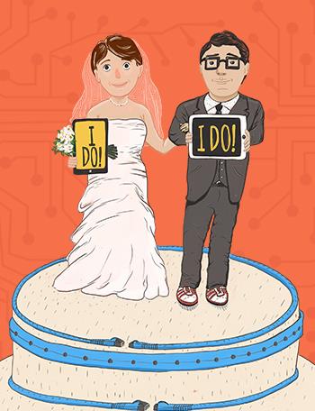 21 Perks of Tying the Knot with a Tech Pro