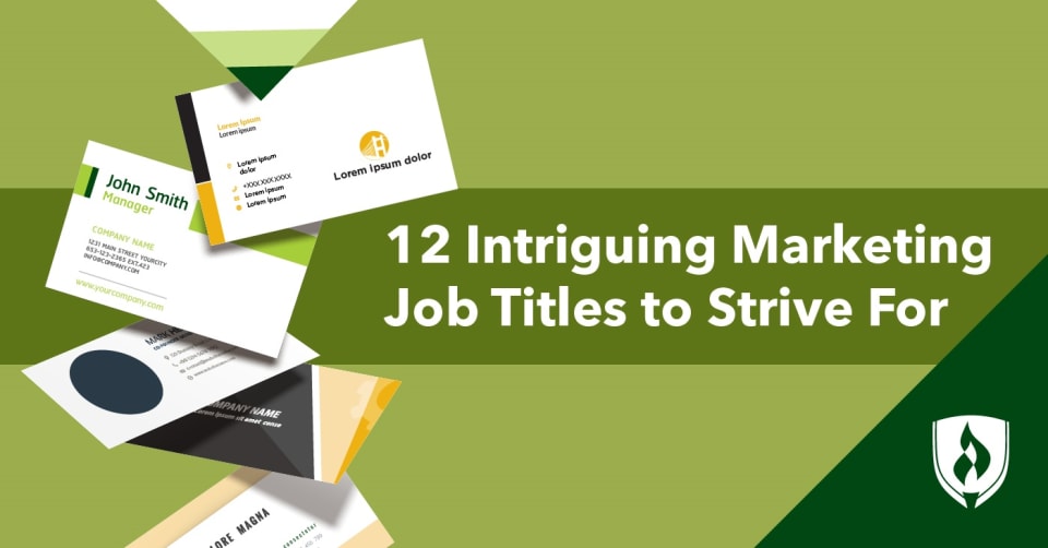 12 Intriguing Marketing Job Titles to Strive For | Rasmussen University