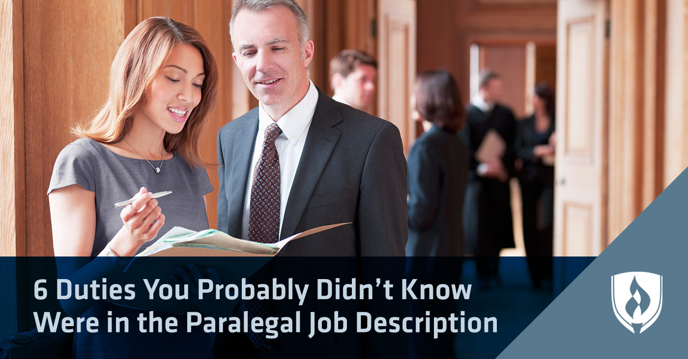 6 Duties You Probably Didn’t Know Were in the Paralegal Job | Rasmussen ...