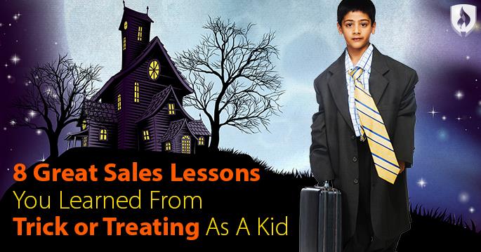 Sales lessons from trick or treating
