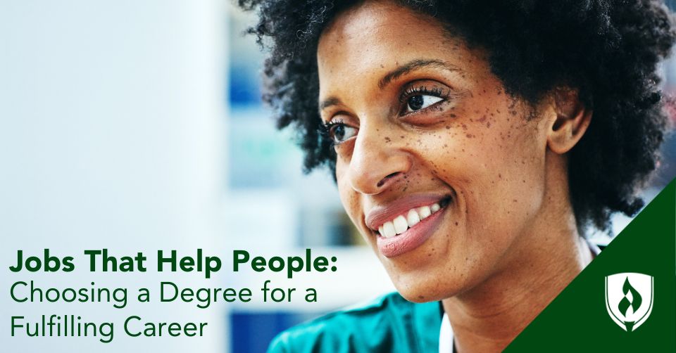 jobs that help people header A professional smiles and looks to the side