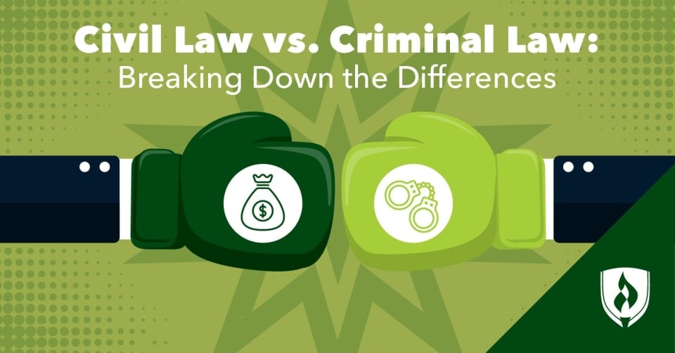 civil law versus criminal law