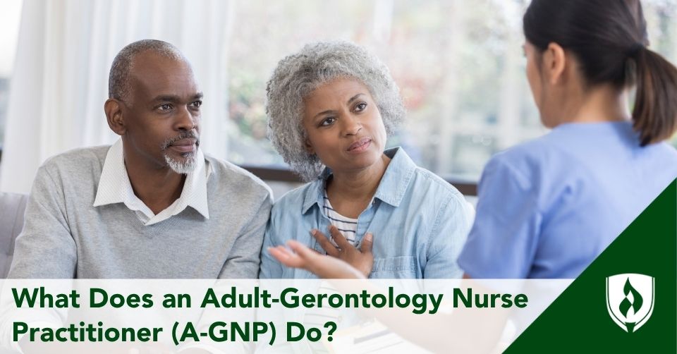 An AGNP works with an adult couple in an office