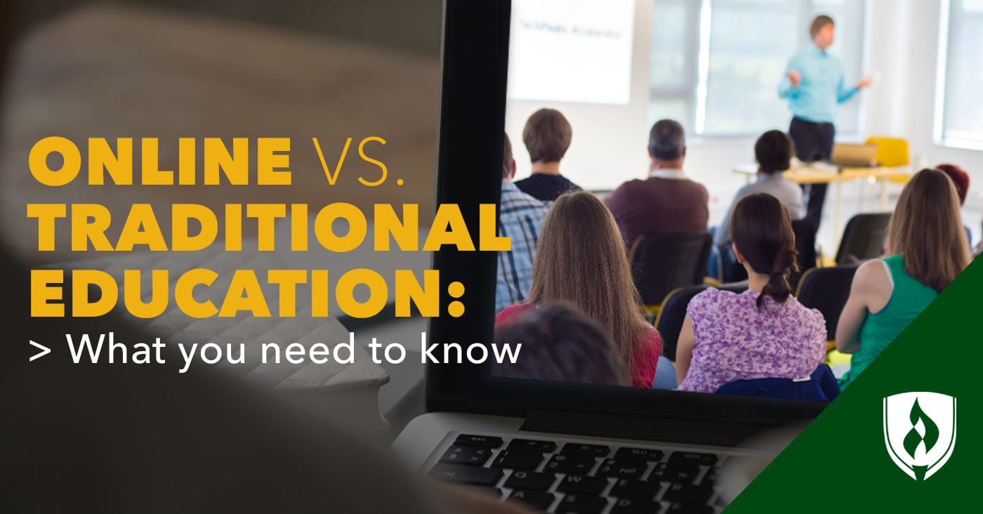 Online versus traditional education