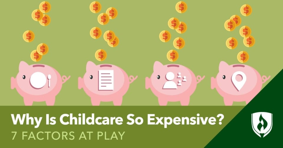 illustration of a piggy banks representing why is childcare so expensive
