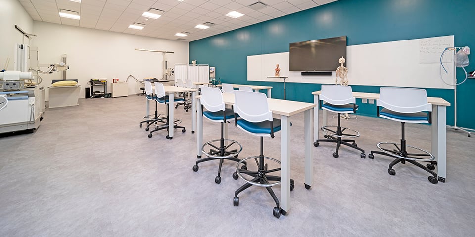 Nursing lecture room at the Rasmussen University Central Pasco location