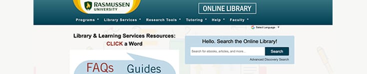 library and learning services portal univ